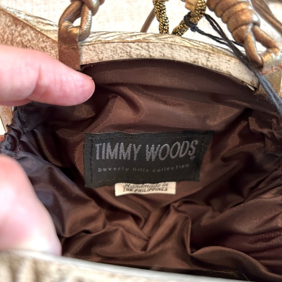 NWT RARE Vintage Limited Edition Timmy Woods Cat Handbag - Picture 9 of 15
